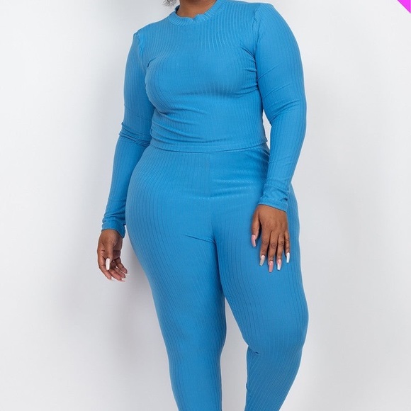 Long sleeve top & legging set - Picture 4 of 7